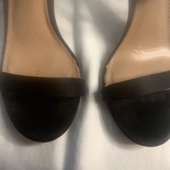 Christian Siriano Black Stiletto Sandal Special Occasion Shoes Size 8 1/2 - Picture 9 of 14